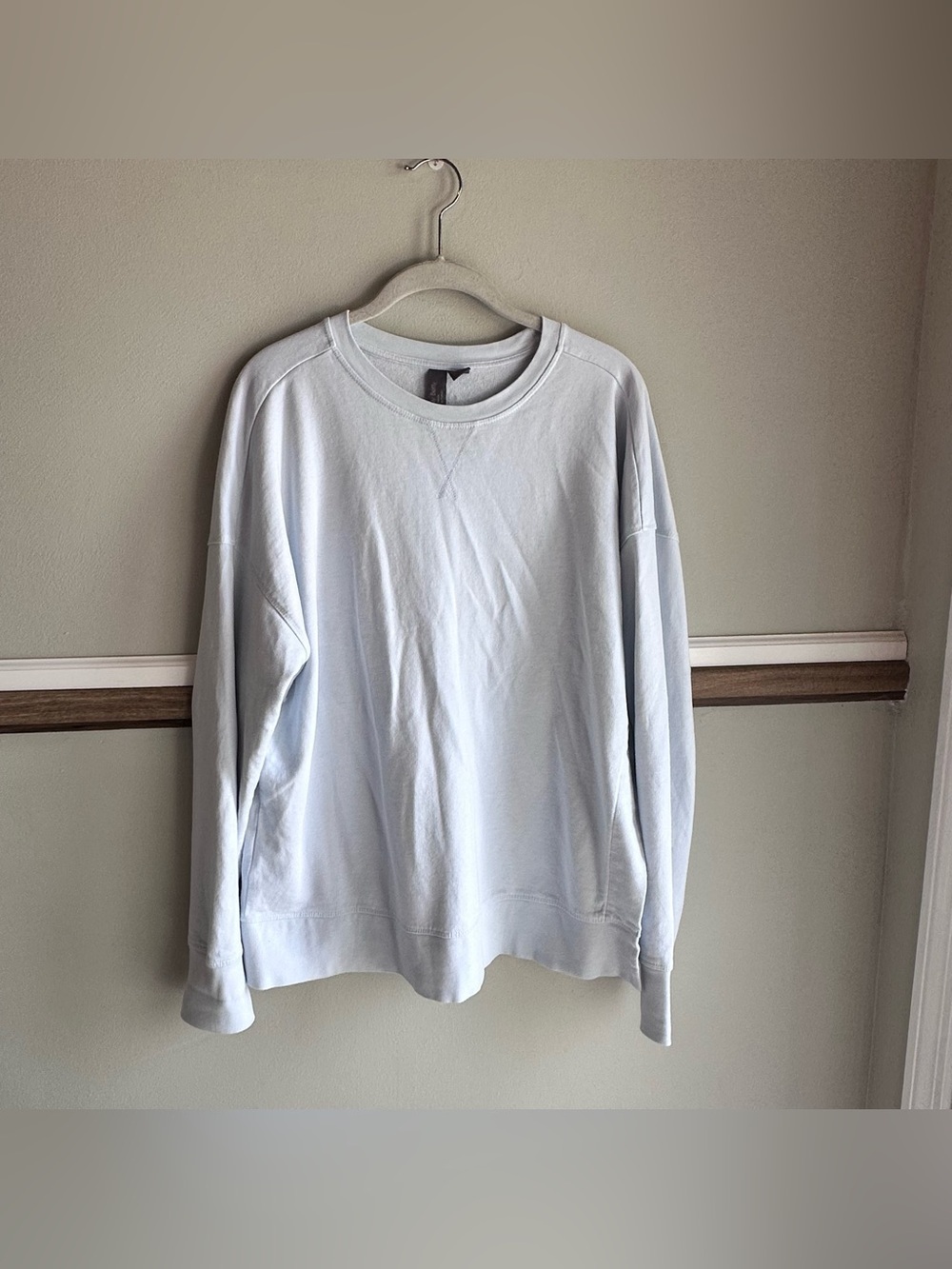 Sweaty Betty After Class Crewneck Sweatshirt Blue Pullover